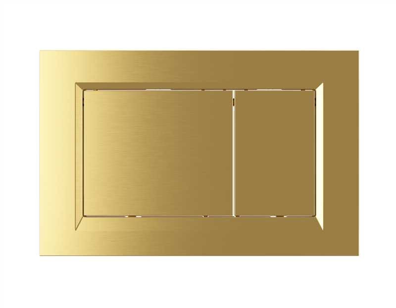 Savanté Smart Wall Hung Bidet Toilet with Concealed Cistern and Gold Flush Plate