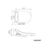 Sauben Smart Bidet Toilet Seat - Essential