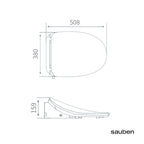 Sauben Smart Bidet Toilet Seat - Amor