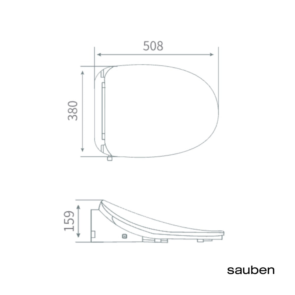 Sauben Smart Bidet Toilet Seat - Amor